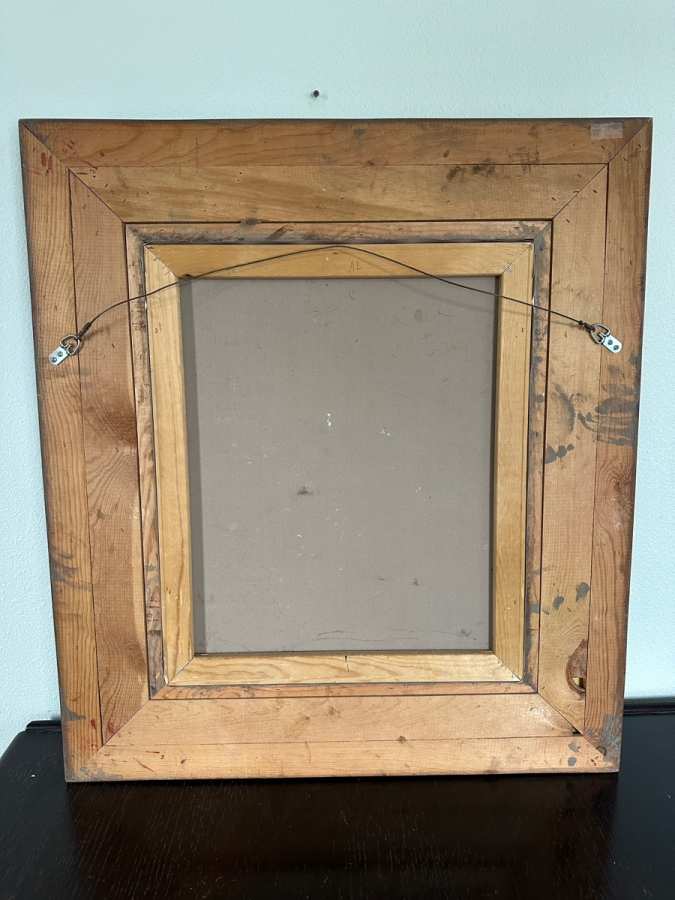 'The General' Dog Original Artwork On Canvas 20' x 24' Framed: 32' x 36' [Photo 9]