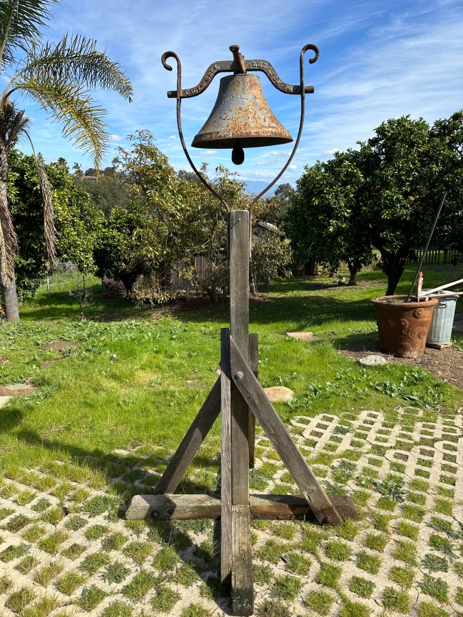 Antique 1876 Centennial Cast Iron Eagle Bell by L.E.B MFG Co. (Lebanon Manufacturing Co.) Lebanon Pennsylvania - Church / School Bell 48'W x 88'H