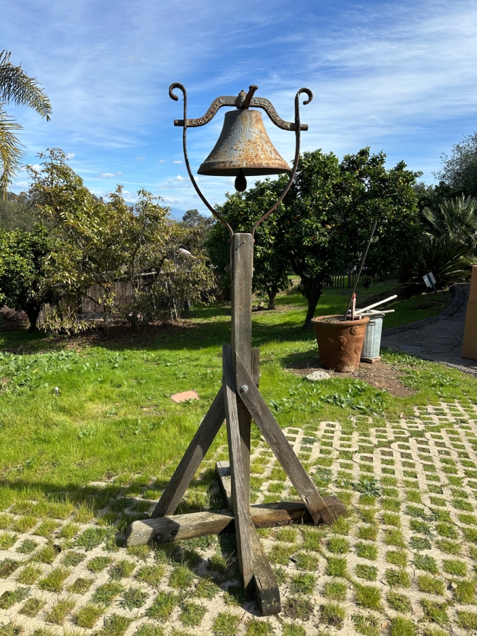 Antique 1876 Centennial Cast Iron Eagle Bell by L.E.B MFG Co. (Lebanon Manufacturing Co.) Lebanon Pennsylvania - Church / School Bell 48'W x 88'H [Photo 11]