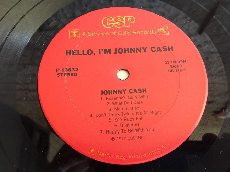 Johnny Cash ‎- Hello, I'm Johnny Cash - Columbia Special Products ‎- P 13832 [Photo 6]