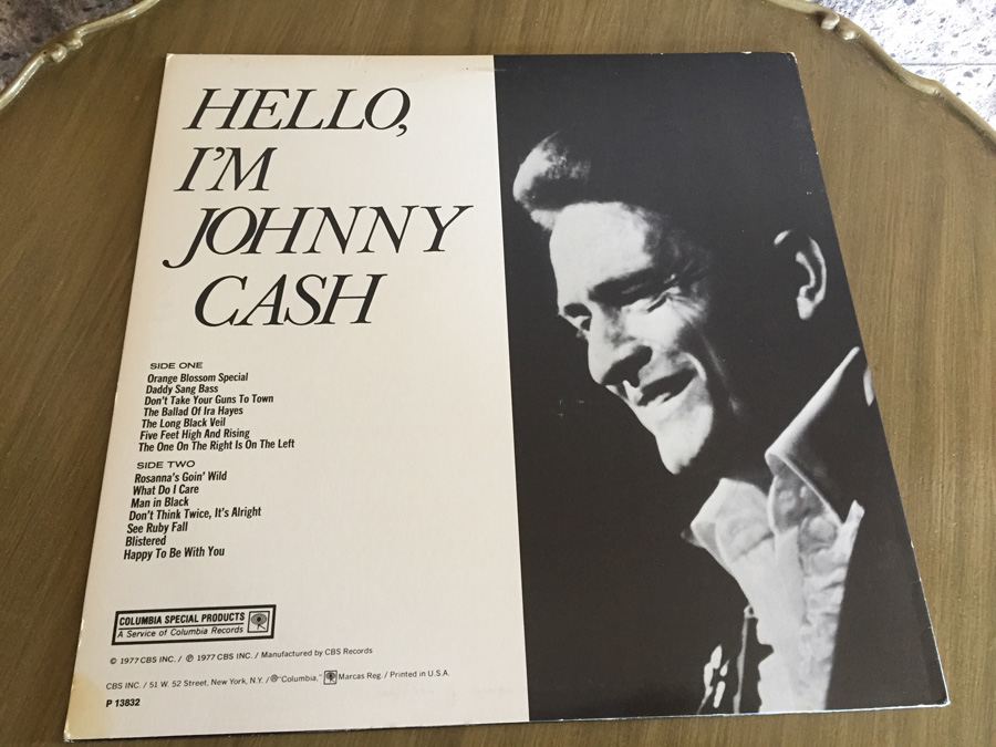 Johnny Cash ‎- Hello, I'm Johnny Cash - Columbia Special Products ‎- P 13832 [Photo 2]