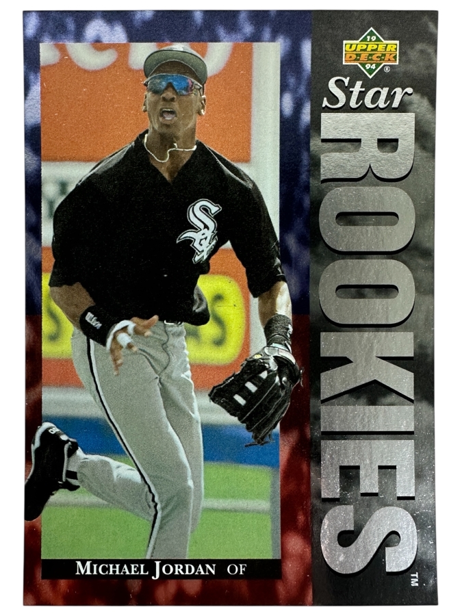 1994 Limited Edition Upper Deck #19 Michael Jordan Baseball 'Star Rookies' Card
