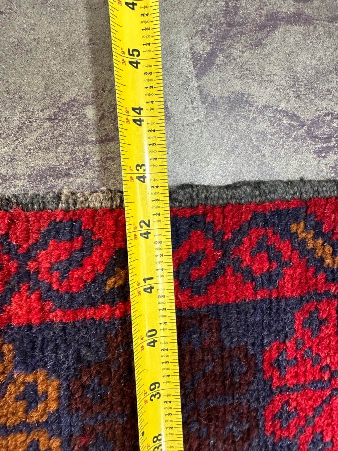 Handmade Afghan Teimani Tribal Accent Rug 43'W x 79'H [Photo 6]