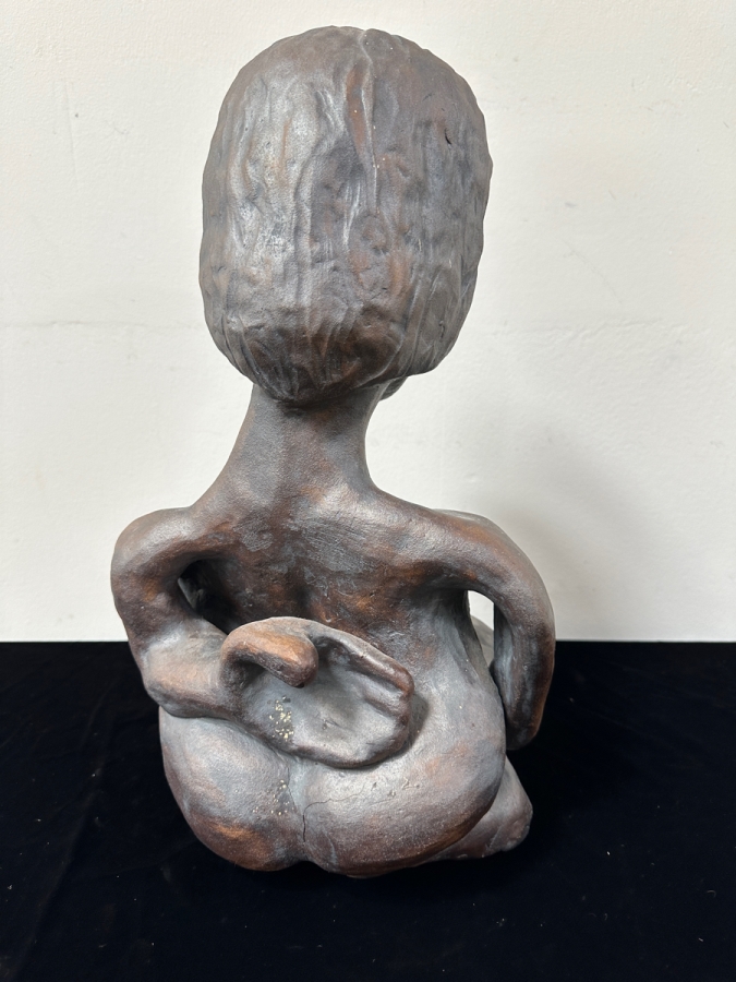 Abstract Ceramic Sculpture Artist Unknown 17.5'H [Photo 4]