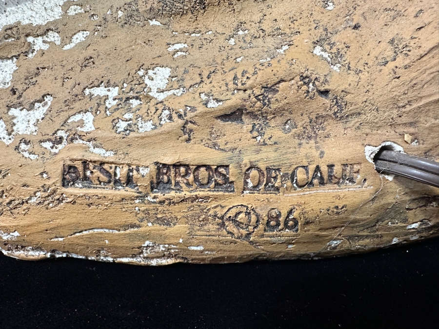 Vintage Hand Painted Apsit Bros Of California Nautical-Themed Table Lamp 33'H [Photo 7]