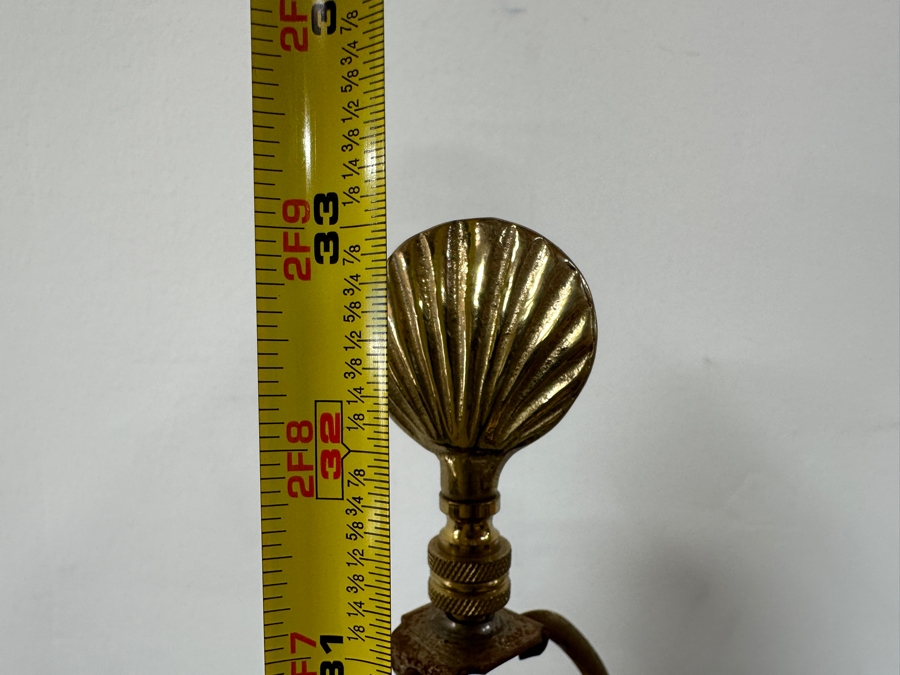 Vintage Hand Painted Apsit Bros Of California Nautical-Themed Table Lamp 33'H [Photo 9]