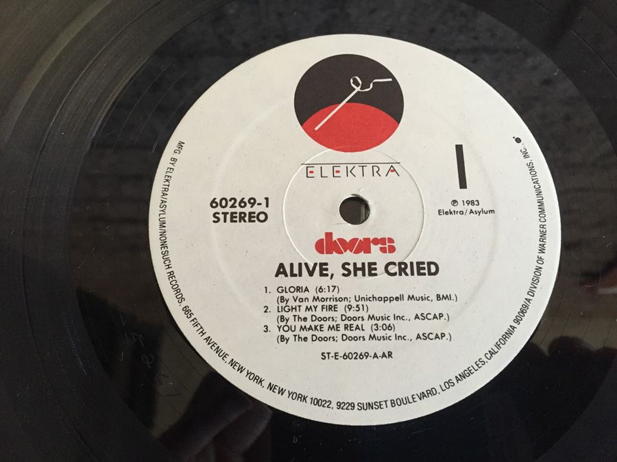 Doors, The ‎- Alive, She Cried - Elektra ‎- 9 60269-1 [Photo 6]