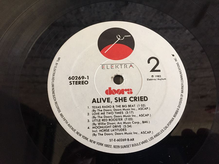 Doors, The ‎- Alive, She Cried - Elektra ‎- 9 60269-1 [Photo 8]