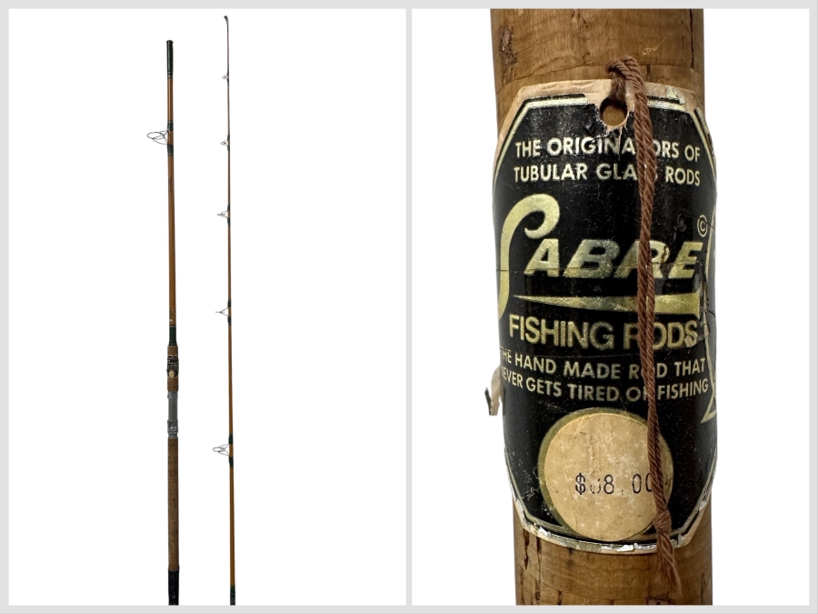 Vintage Golden Sabre Nypoxy 11' Spinning Surf Fishing Rod (Model #1301)