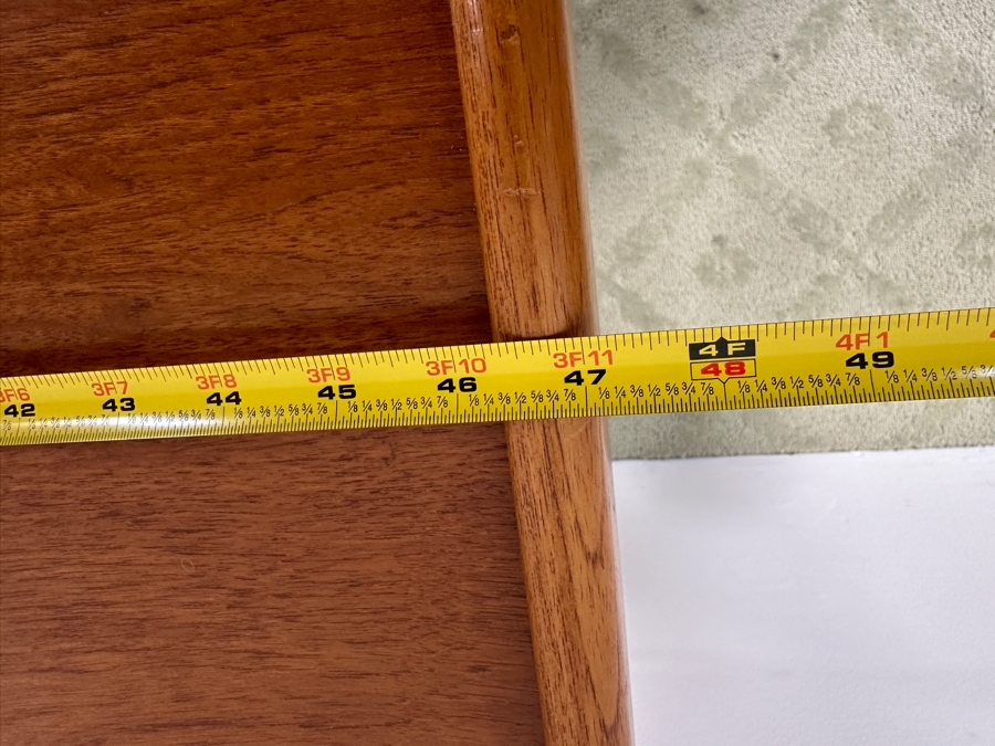 Vintage Teak Drop Leaf Yacht Table With Adjustable Height Functionality 47'W x 23'D x 31'H [Photo 8]