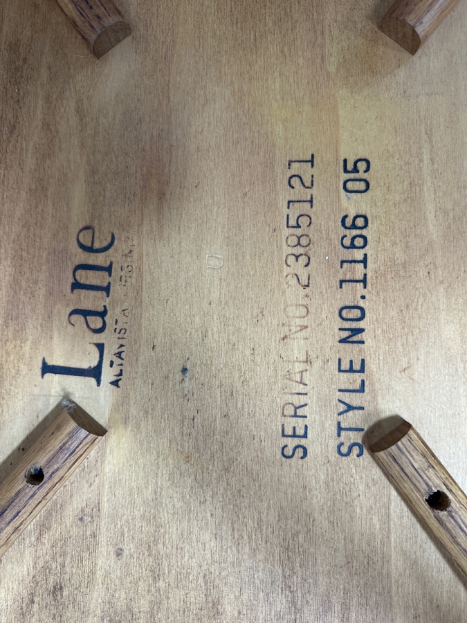 Pair Of Mid-Century Modern Lane Furniture 'Perception' Collection Side Tables 27'W x 22'D x 22.5'H
 [Photo 6]