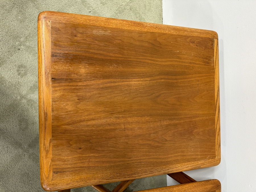 Pair Of Mid-Century Modern Lane Furniture 'Perception' Collection Side Tables 27'W x 22'D x 22.5'H
 [Photo 5]