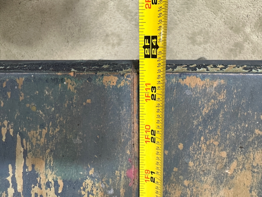 Vintage Hand Painted Drop-Leaf Table 28.5'W x 24'D x 22'H
 [Photo 8]