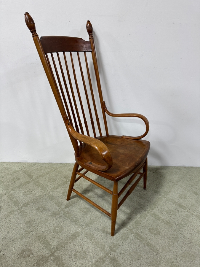 Antique Arts and Crafts Stick Back Arm Chair 24'W x 18.5'D x 48'H [Photo 2]