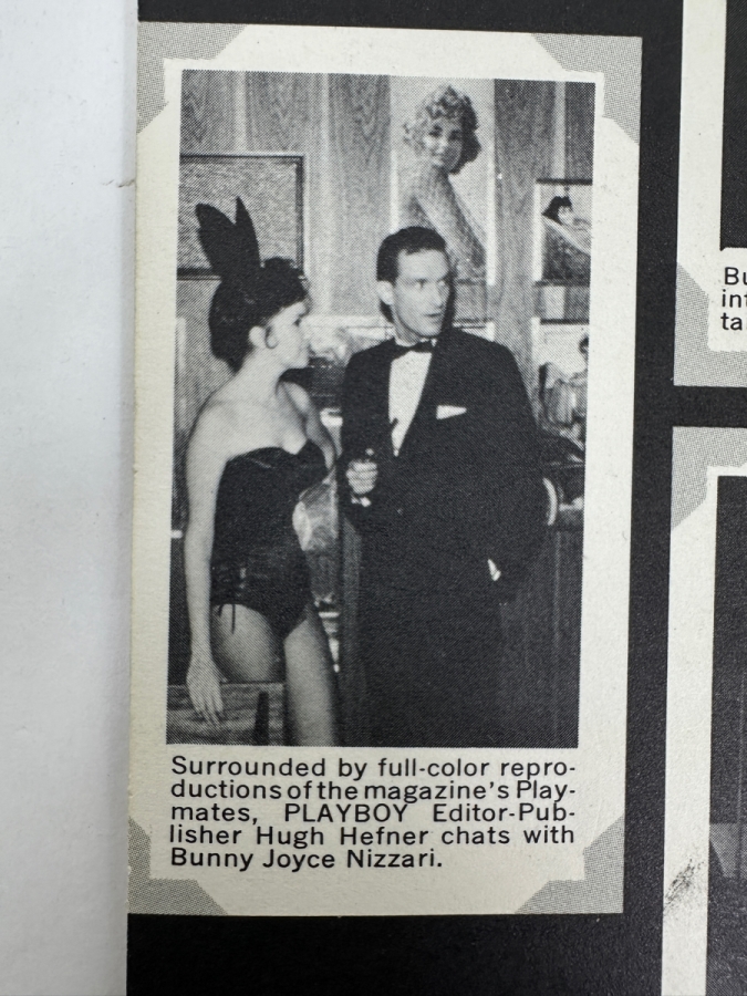 Vintage Hand Signed Playboy Bunny Gigi Photograph With Playboy Club Foldout Postcard Featuring Young Hugh Hefner [Photo 10]