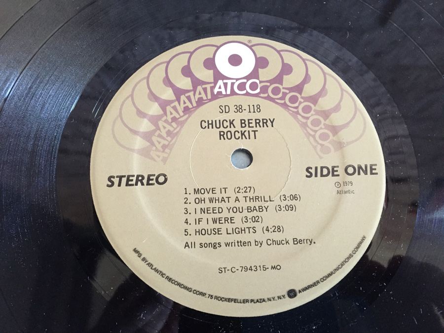 Chuck Berry ‎- Rockit - Atco Records ‎- SD 38-118 [Photo 4]
