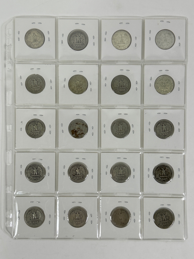 (20) Silver Washington Quarters From 1935-1964 - See Photos For Details [Photo 8]