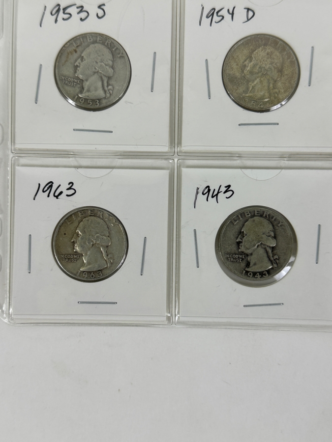 (20) Silver Washington Quarters From 1935-1964 - See Photos For Details [Photo 6]