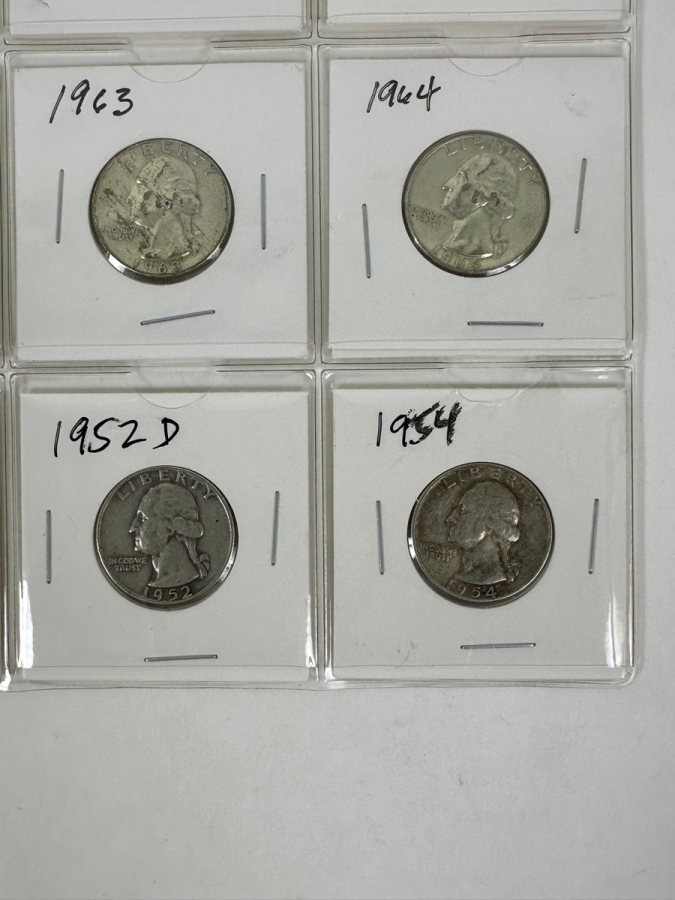 (20) Silver Washington Quarters From 1934-1964 - See Photos For Details [Photo 7]