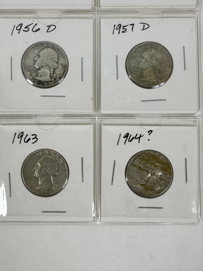 (20) Silver Washington Quarters From 1936-1964 - See Photos For Details [Photo 7]