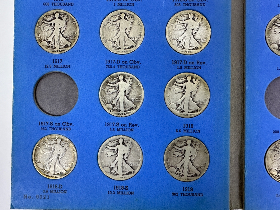 (28) Walking Liberty Silver Half Dollars Collection From 1916 to 1936 - See Photos [Photo 2]