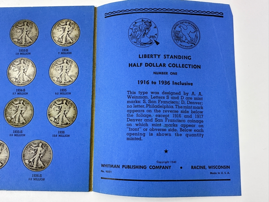 (28) Walking Liberty Silver Half Dollars Collection From 1916 to 1936 - See Photos [Photo 7]