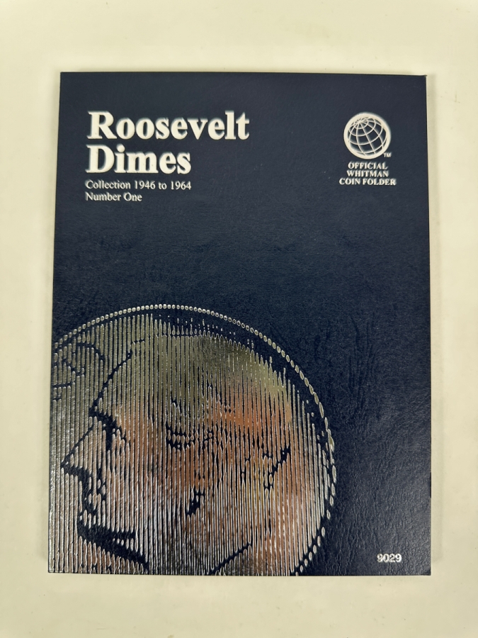Collection Of (36) Silver Roosevelt Dimes From 1946-1964 In Whitman Coin Folder - See Photos [Photo 9]
