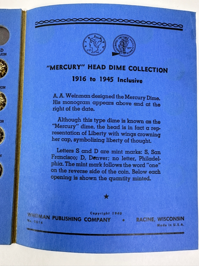 (39) Silver Winged Liberty Head Mercury Dimes Collection From 1916-1945 - See Photos For Details [Photo 7]