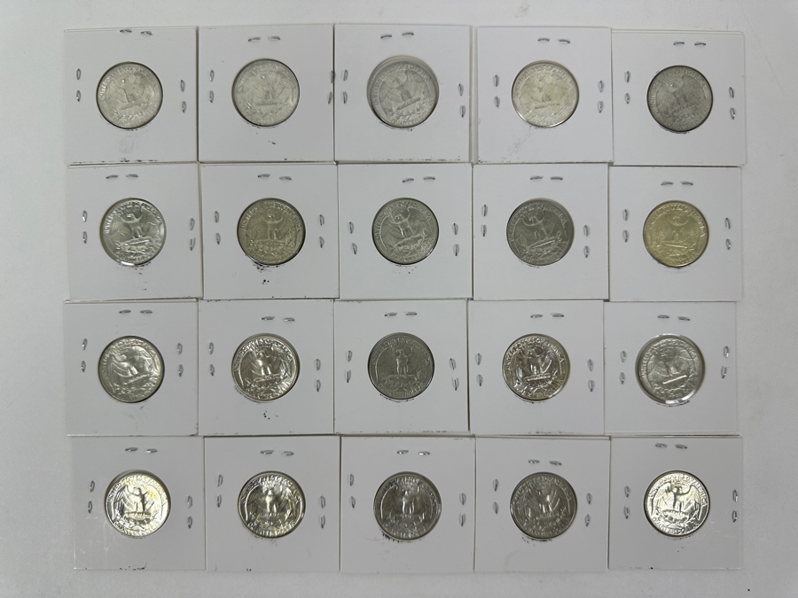 (20) 1964 Uncirculated Silver Washington Quarters [Photo 6]