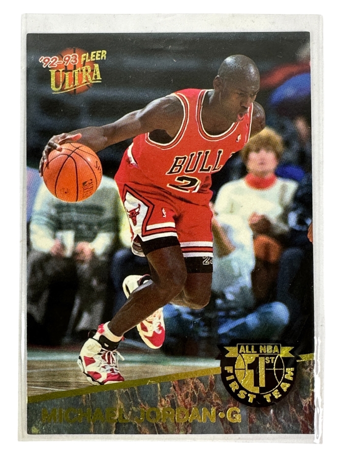 1992-93 Michael Jordan Fleer Ultra All-NBA First Team Insert Card