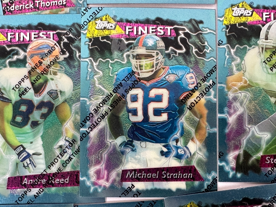 1995 Topps Finest Refractor Football Cards [Photo 3]
