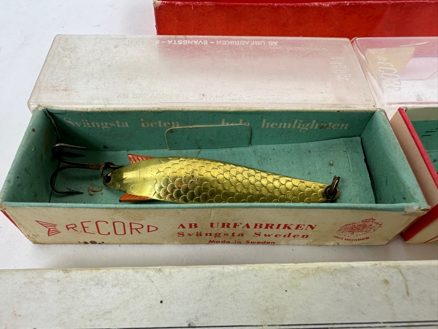 Vintage Collection Of Fishing Lures And Tackle Including Forrest & Sons, ABU Svangsta and L&S Bass Master - Some With Original Boxes [Photo 2]