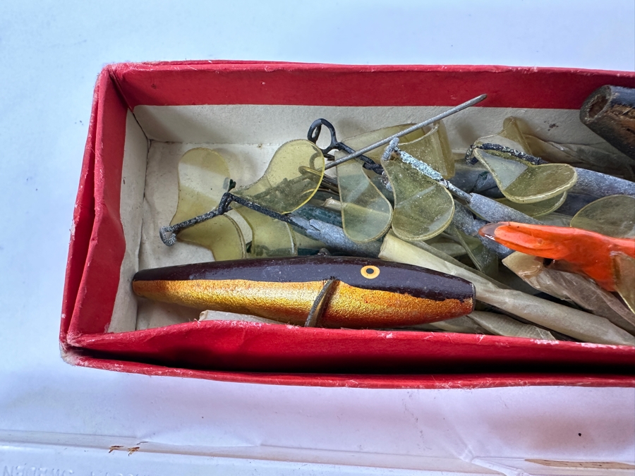 Vintage Collection Of Fishing Lures And Tackle Including Forrest & Sons, ABU Svangsta and L&S Bass Master - Some With Original Boxes [Photo 9]