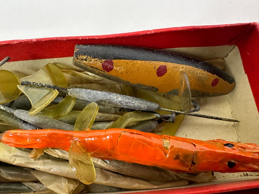 Vintage Collection Of Fishing Lures And Tackle Including Forrest & Sons, ABU Svangsta and L&S Bass Master - Some With Original Boxes [Photo 8]