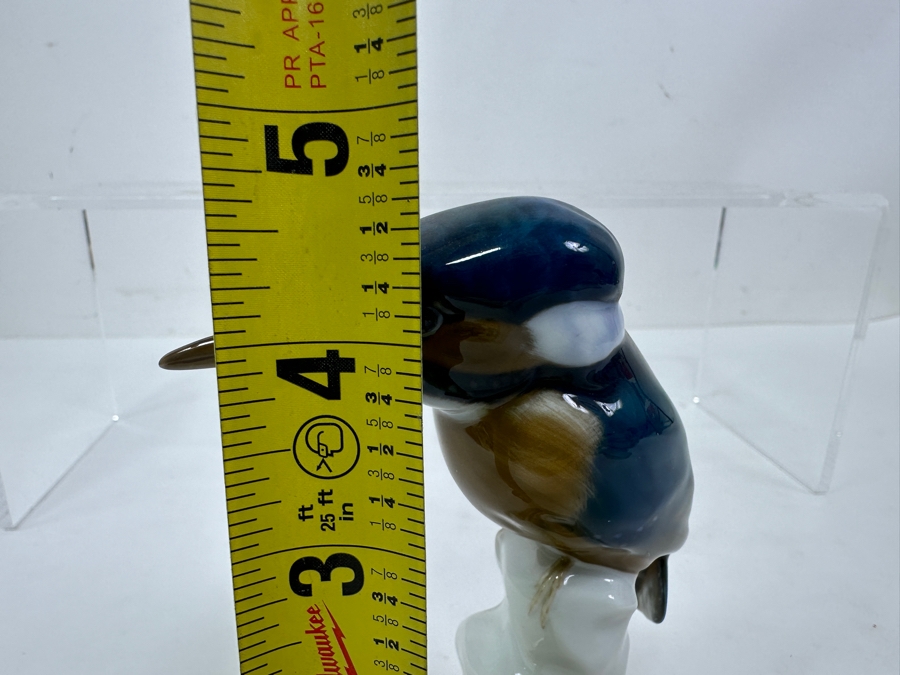 Vintage Rosenthal Porcelain Figurine Of A Kingfisher Bird Designed By Josef Fischer In 1926 4.5'H
 [Photo 6]