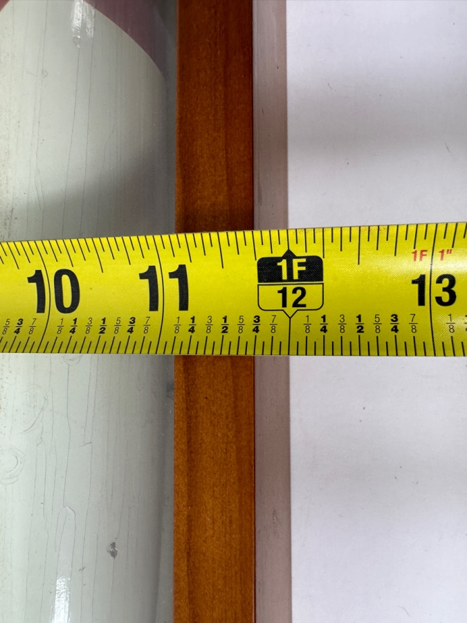 Antique/Vintage Wooden Fishing Lures And Tackle Displayed In Wooden Shadow Box 15'W x 12'H x 3'D [Photo 13]