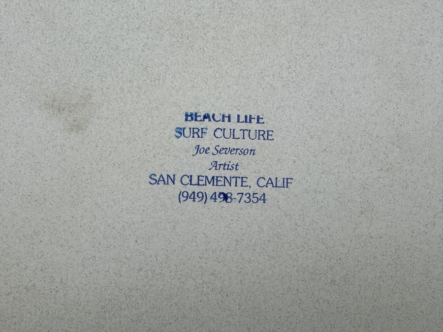 Joe Severson Beach Life Print 15.5'W x 12.5'H [Photo 6]