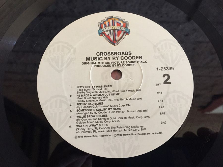 Ry Cooder ‎- Crossroads - Original Motion Picture Soundtrack - Warner Bros. Records ‎- 1 - 25399 [Photo 6]