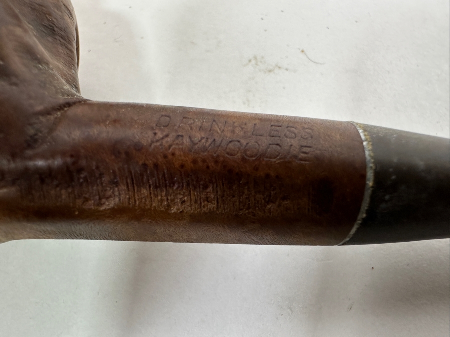 Vintage Tobacco Pipe Stand With (6) Smoking Pipes Including Falcon, Meerschaum, Pioneer And More 8.5'W x 5'H
 [Photo 9]