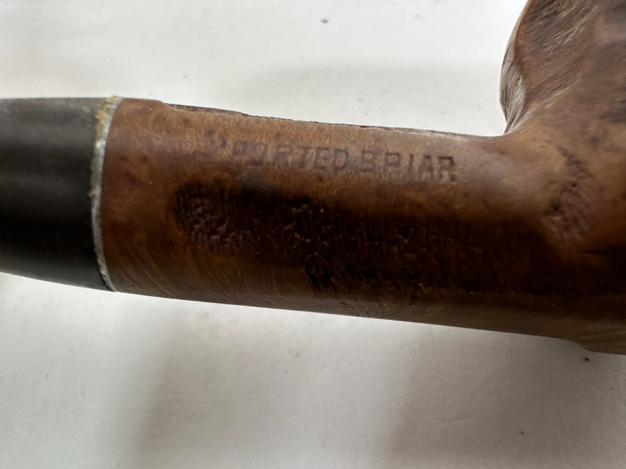 Vintage Tobacco Pipe Stand With (6) Smoking Pipes Including Falcon, Meerschaum, Pioneer And More 8.5'W x 5'H
 [Photo 10]