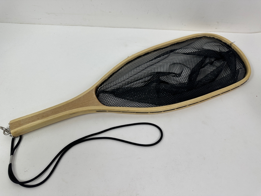 Wooden Fly Fishing Landing Net 20'L [Photo 2]