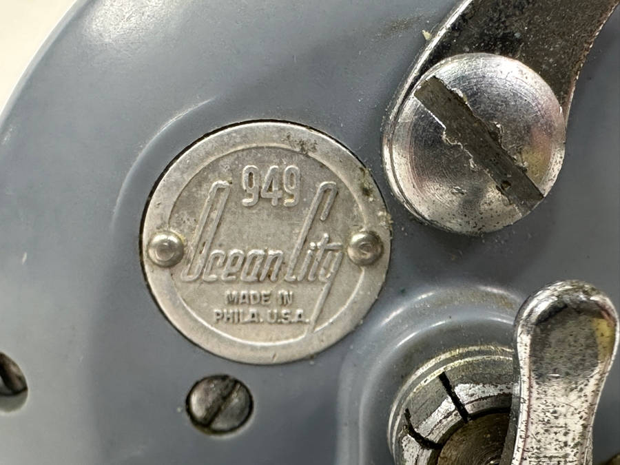 Vintage Ocean City Model 949 Saltwater Fishing Reel Manufactured in Philadelphia, USA [Photo 4]