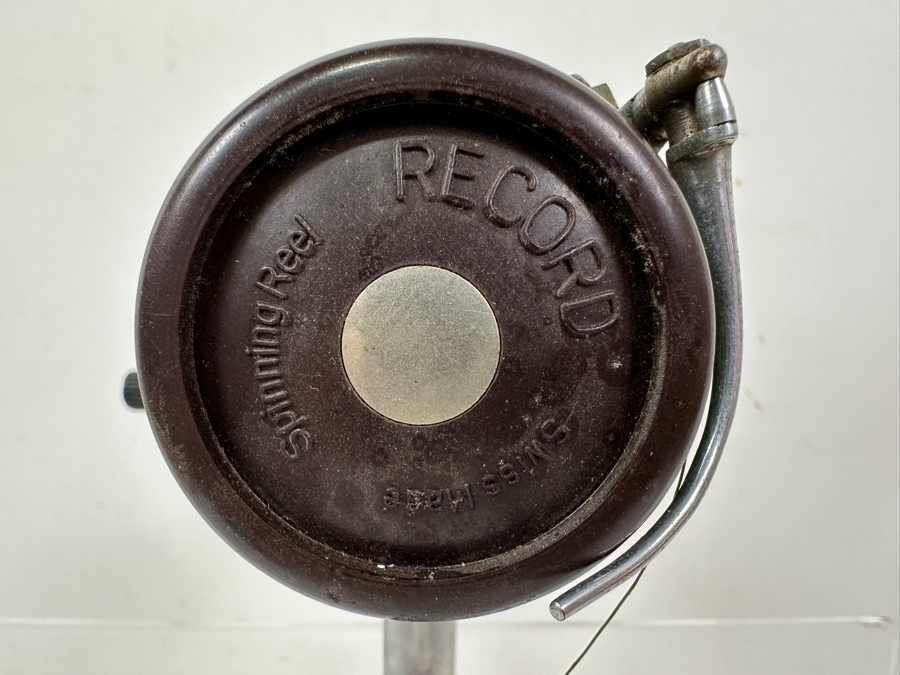 Vintage C. Siegrist Zurich 'Record' Spinning Reel, Made In Switzerland
 [Photo 4]