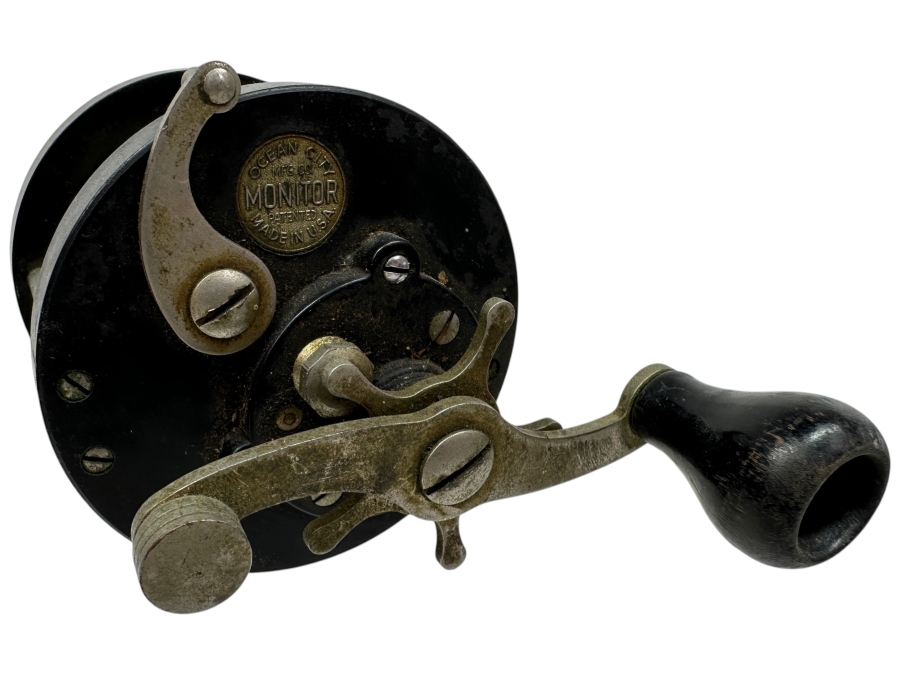 Vintage Ocean City 'Monitor' Fishing Reel Made in USA