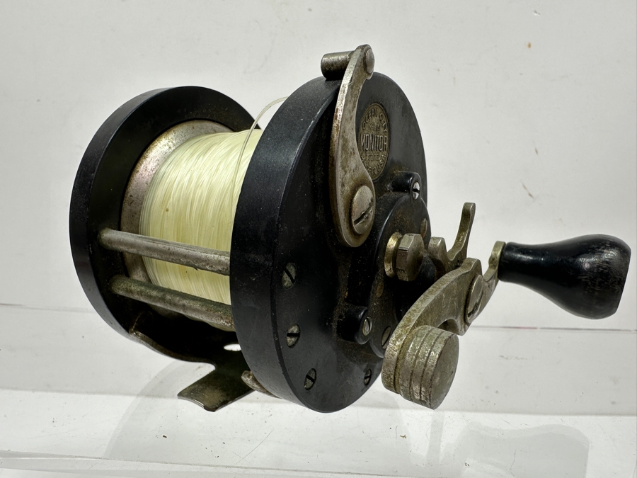 Vintage Ocean City 'Monitor' Fishing Reel Made in USA [Photo 3]