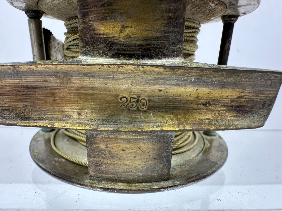 Vintage Brass California Free Spool Fishing Reel 250 Yards [Photo 7]