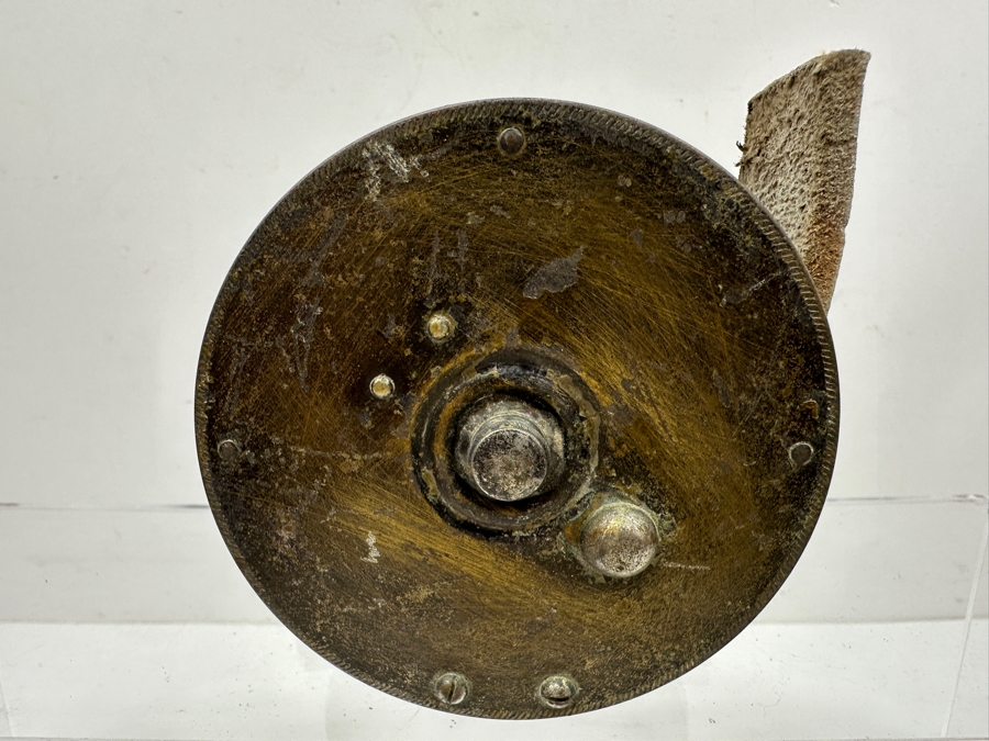 Vintage Brass California Free Spool Fishing Reel 250 Yards [Photo 5]
