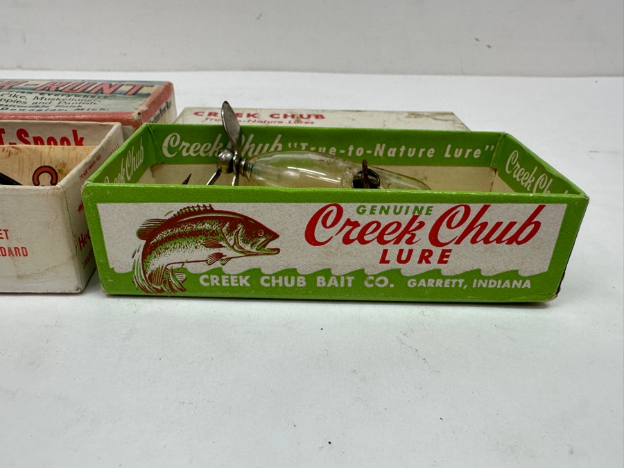 (4) Vintage Fishing Lures With Original Boxes And Instructions [Photo 9]