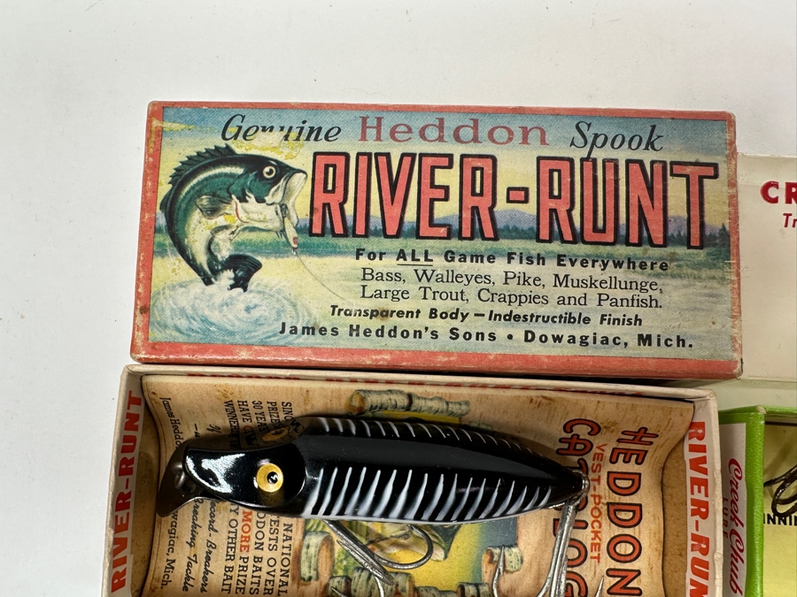 (4) Vintage Fishing Lures With Original Boxes And Instructions [Photo 3]