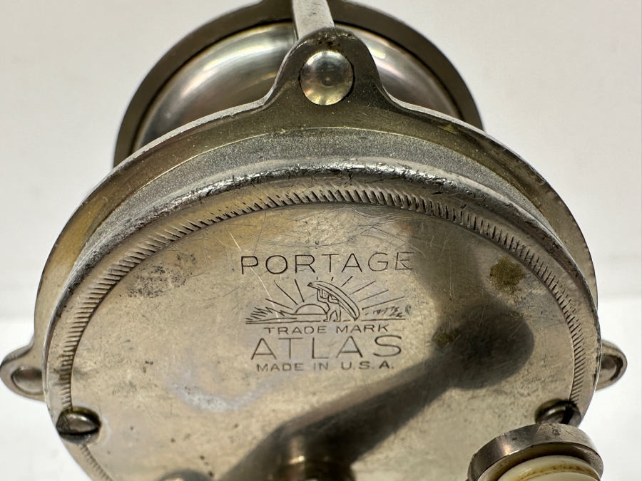 Vintage Atlas Portage Fishing Reel, Made in USA [Photo 2]